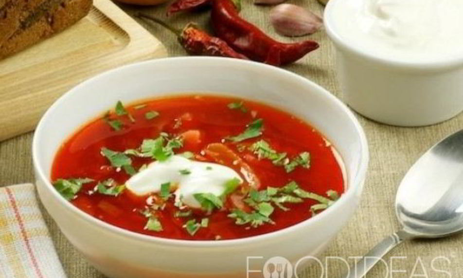 Рецепт кислый борщ