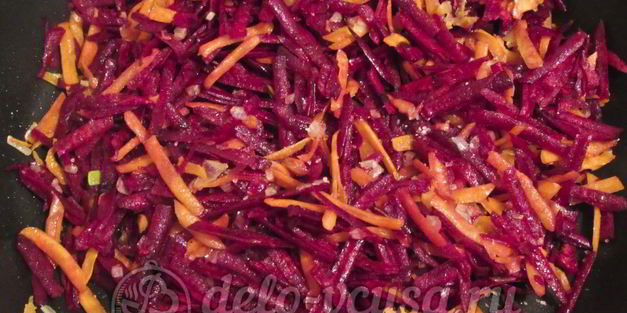 красный борщ с фасолью