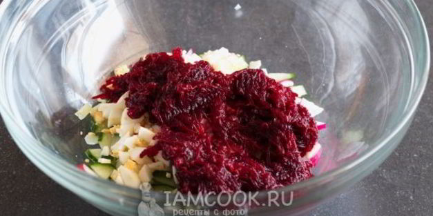 литовский холодный борщ