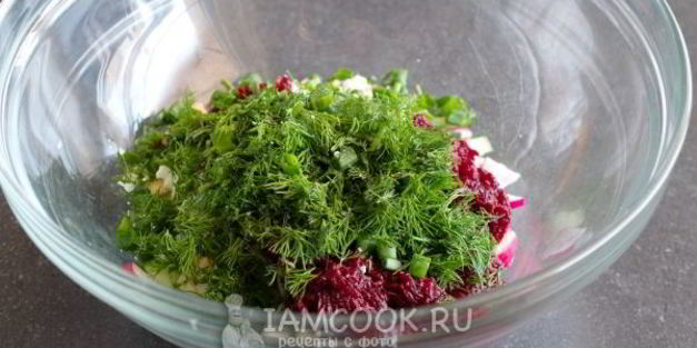 литовский холодный борщ