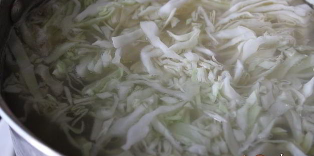 осенний зеленый борщ