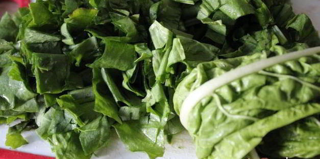 осенний зеленый борщ