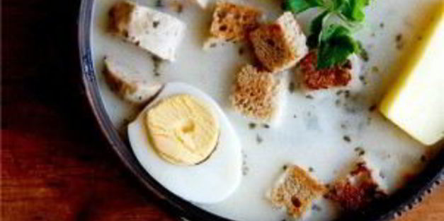 польский белый борщ