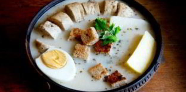 польский белый борщ