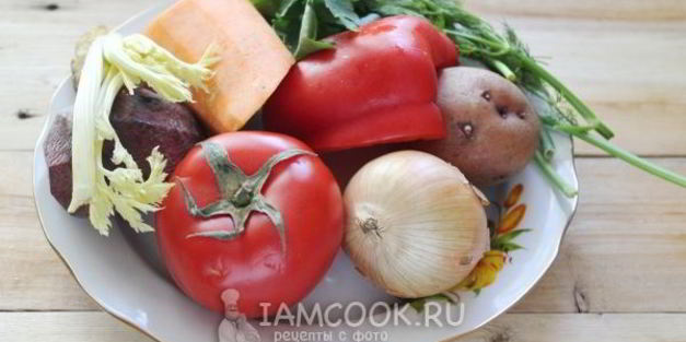 постный борщ с фасолью и килькой