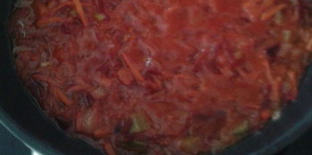 постный борщ с опятами