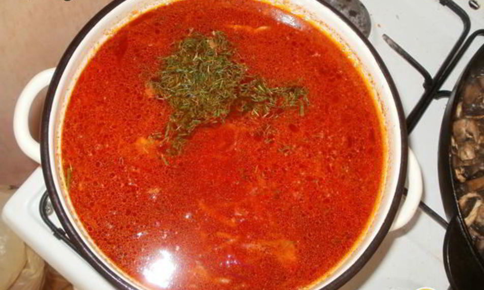 Рецепт правильный украинский борщ