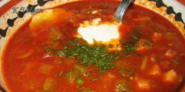 правильный украинский борщ