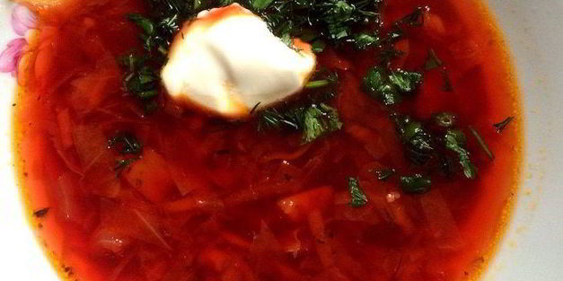 русский борщ