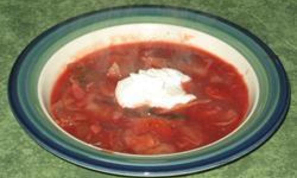 Рецепт вегетарианский грибной борщ с фасолью