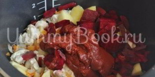 зеленый борщ в мультиварке