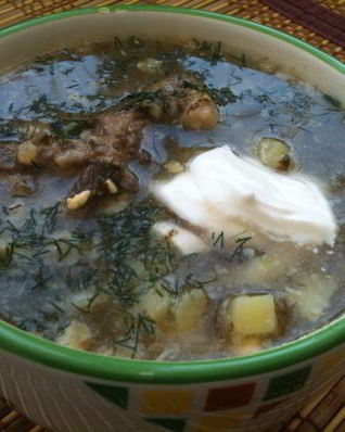 Зеленый борщ