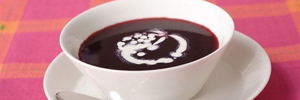 Черничный суп