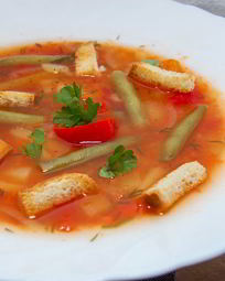 Суп с фасолью