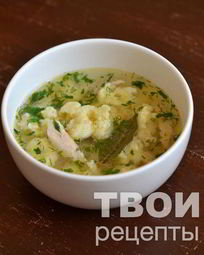 Суп с клецками