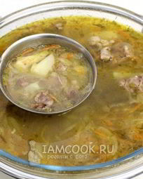 Суп с перловкой