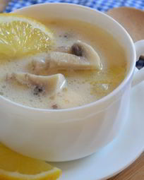 Суп с плавленным сыром