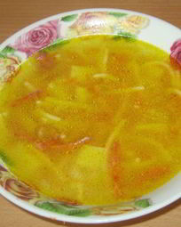 Суп с вермишелью