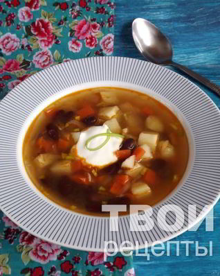 Фасолевый суп чили