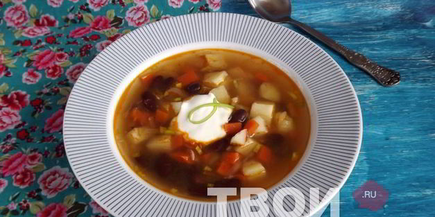 фасолевый суп чили