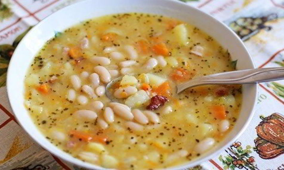 Рецепт фасолевый суп с картофелем и рисом