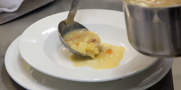 гороховый суп с копченостями