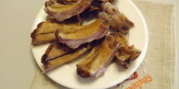 гороховый суп с копчеными ребрышками