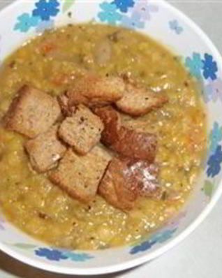 Постный гороховый суп