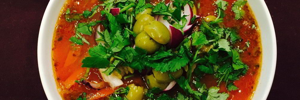 Греческий постный фасолевый суп