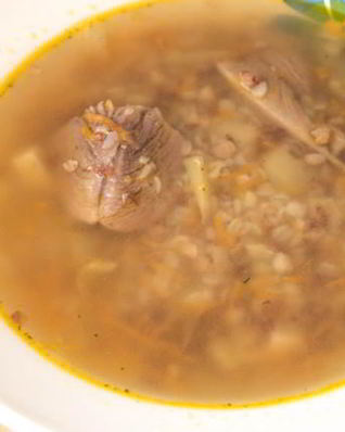 Гречневый суп на индейке