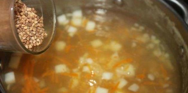 гречневый суп с мясом