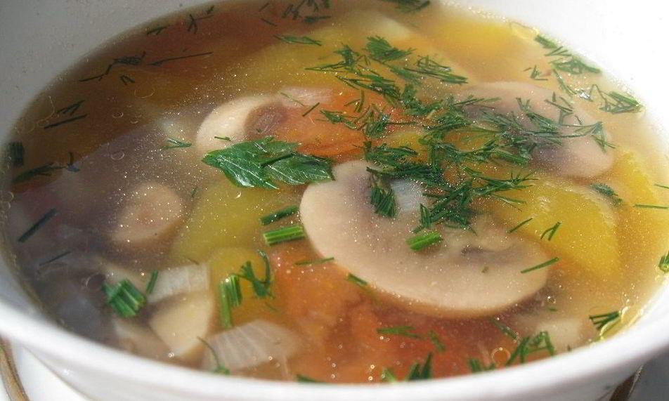 Рецепт гречневый суп с шампиньонами