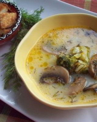 Грибной суп из грибов