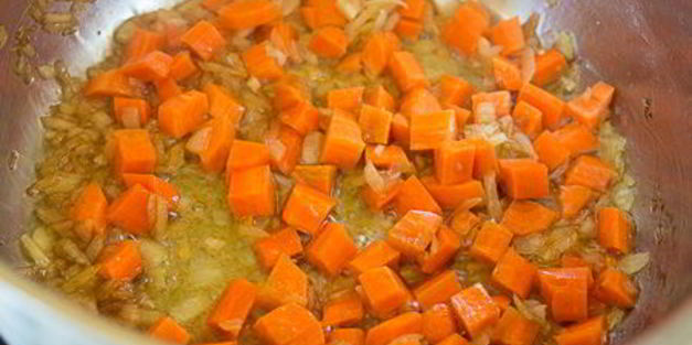 грибной суп с корнеплодами