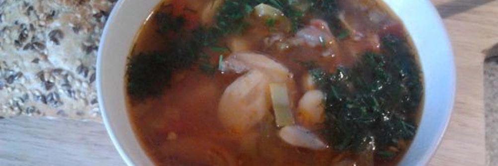 Грибной суп с паприкой