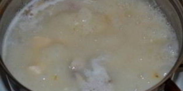 грибной суп с плавленым сыром