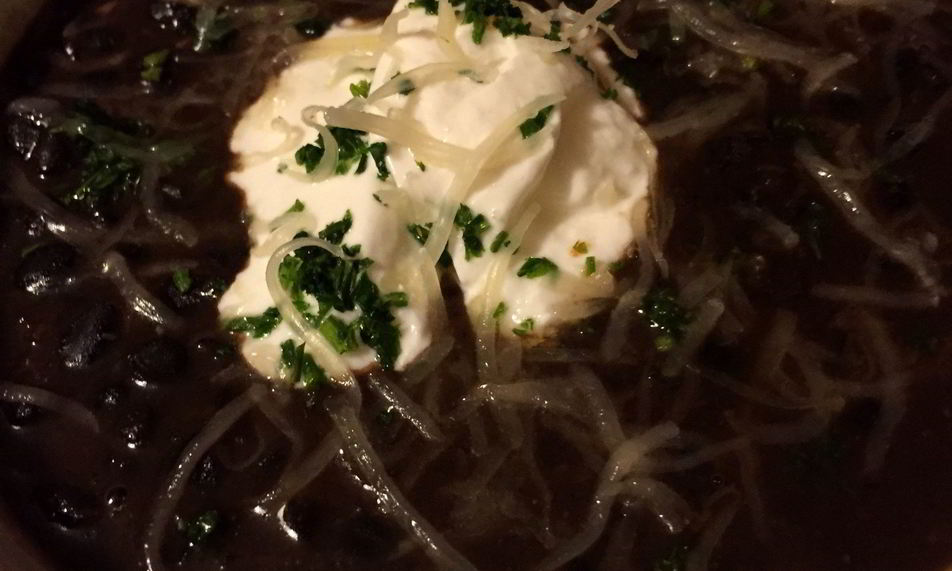 Рецепт гватемальский суп с черной фасолью