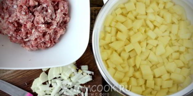 картофельный суп с фрикадельками