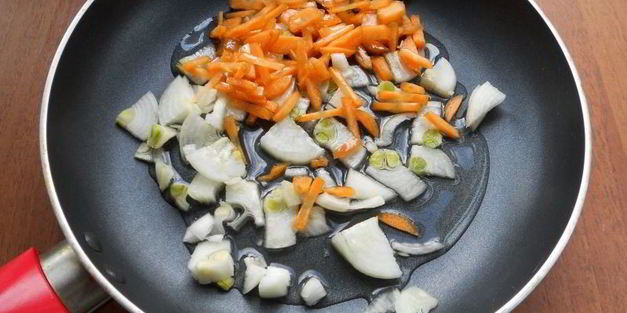 картофельный суп с шампиньонами и цветной капустой