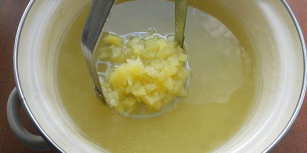 картофельный суп с шампиньонами и цветной капустой