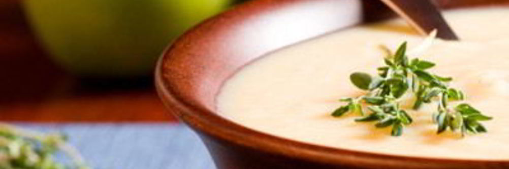 Картофельный суп с сыром