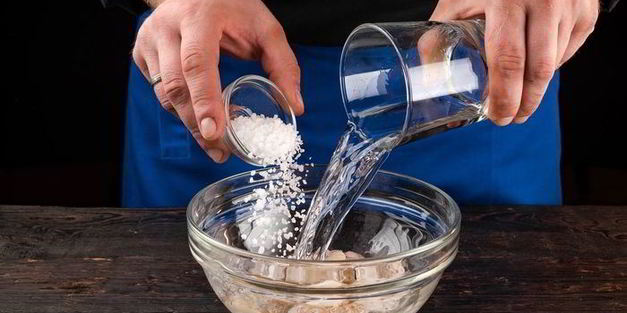 крем-суп из брокколи с креветками