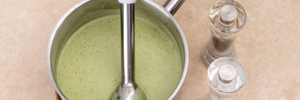 Крем-суп из брокколи с мятой