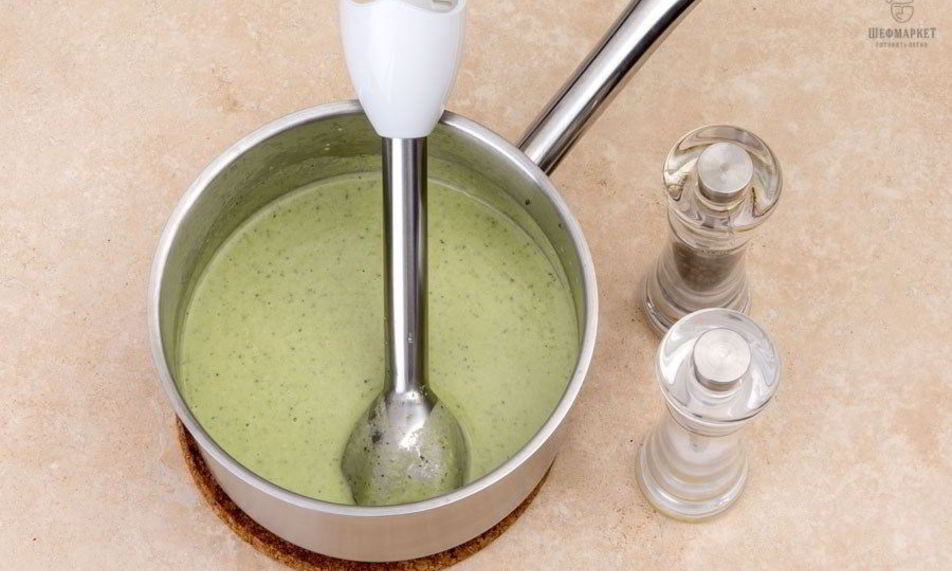 Рецепт крем-суп из брокколи с мятой