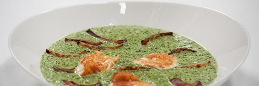 Крем-суп из шпината