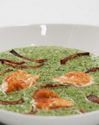 Крем-суп из шпината