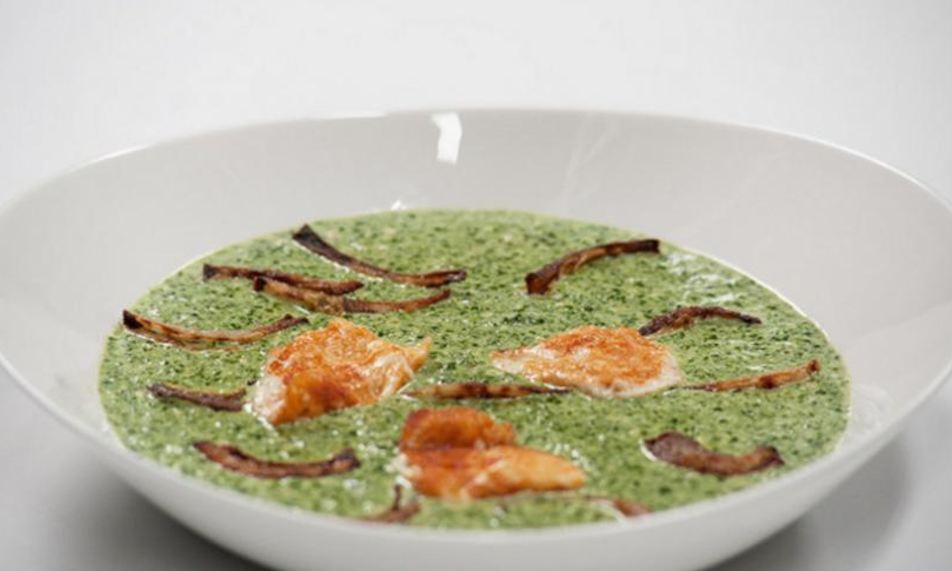 Рецепт крем-суп из шпината