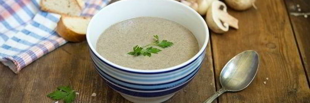 Крем-суп с шампиньонами