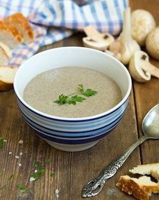 Крем-суп с шампиньонами