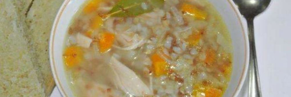 Куриный гречневый суп